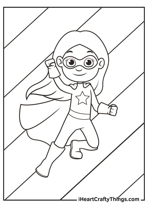 superhero coloring page updated  coloring home