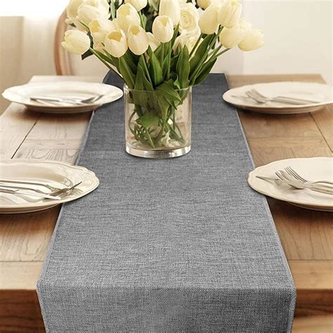 amazoncom table runners grey table runners kitchen table