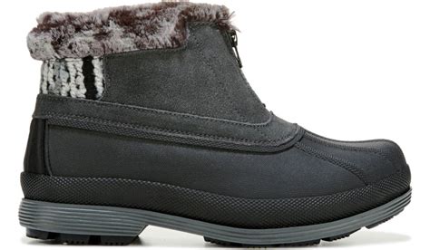 propet womens lumi ankle zip mediumwidex wide winter boot famous footwear