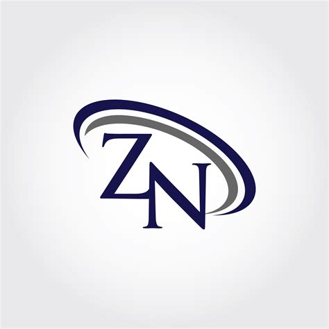 monogram zn logo design  vectorseller thehungryjpeg