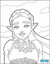 Zelda Breath Wild Pages Coloring Template sketch template