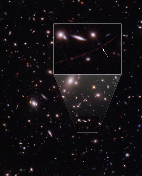 hubble spots farthest star ever seen thanks to lucky cosmic alignment