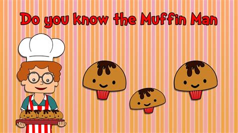 muffin man nursery rhymes animated songs