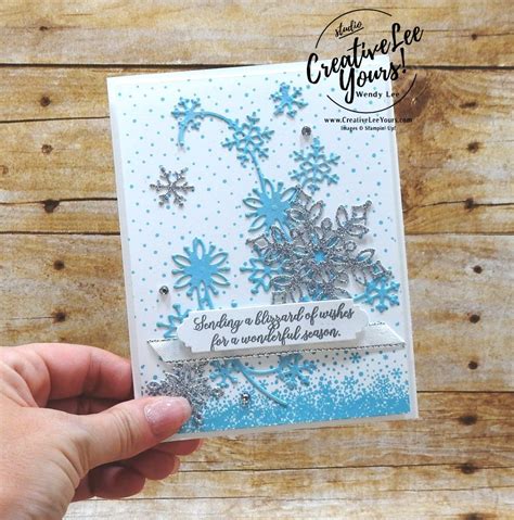 stampin  snowflake showcase diy paper paper crafts snowman cards