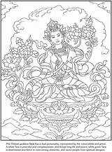 Coloring Pages Goddess Book Printable Dover Coloriage Publications Compassion Color Para Tara Goddesses Tibetan Colouring Doverpublications Long Mystery Green Number sketch template