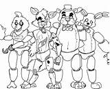 Coloring Pages Animatronics Print Pop sketch template