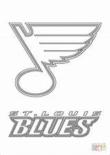 Blues Louis Coloring St Pages Logo Nhl Color Clipart Printable Symbols Supercoloring Drawing Popular Library sketch template