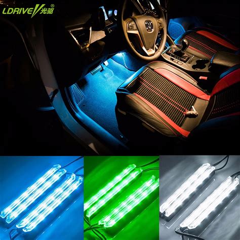 multicolor  led car led decorative auto atmosphere lamp bright light source super waterproof