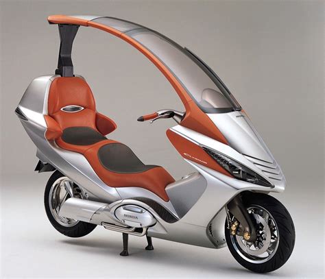 hondas  scooter concept  cvt  electric roof motorcycle honda scooter bike