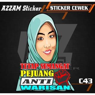 jual stiker cewek vector tetap semangat decal mobil truck sticker kata kata truck mobil custom