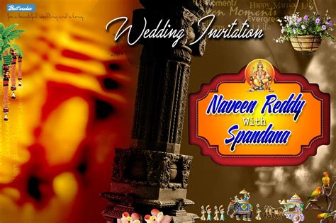 indian wedding flex banner psd vector template   naveengfx
