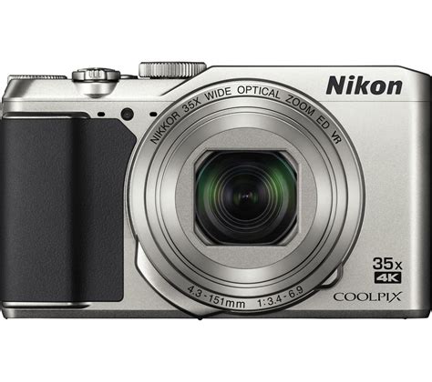 buy nikon coolpix  superzoom compact camera silver
