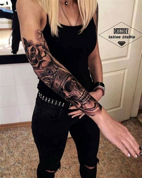 Resultado De Imagen Para Sleeve Tattoos For Women Girls With Sleeve