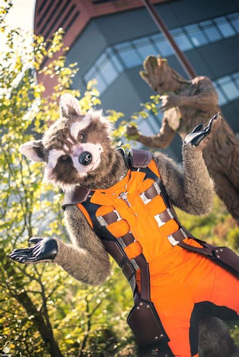 rocket raccoon cosplay anthro furry amazing cosplay fursuit tigger