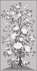 Stencil Stencils Chinese Designs Panel Library Peony Small Chinoiserie Ch15 Walls Wallpaper Style Printing Patterns Online Gif Choose Board sketch template