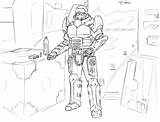 Fallout Combat Enclave Ncr Pitt Legion Commonwealth Vegas sketch template