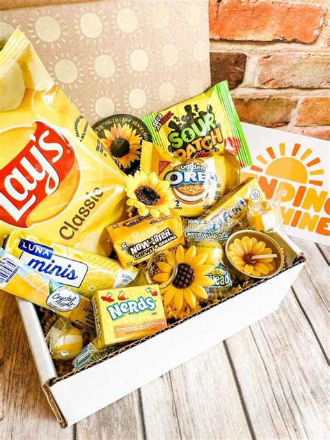 creative care package ideas  family  friends sunshine gift