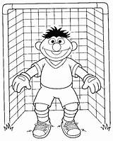 Soccer Coloring Pages United Goal Drawing Goalie Kickball Football Colouring Manchester Sesame Goalkeeper Elmo Barcelona Girl Getcolorings Street Post Getdrawings sketch template