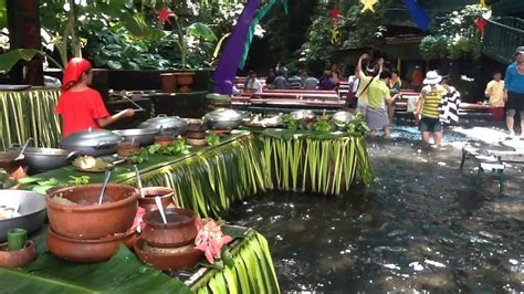 waterfalls restaurant at villa escudero tiaong quezon