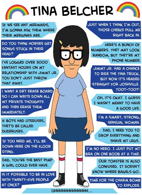 Tina Belcher Tina Belcher Quotes Tina Belcher Movie Quotes Funny
