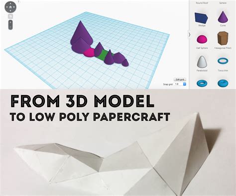 introduction   poly papercraft  pictures instructables