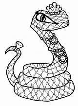 Coloring Monster Pages High Snake Queen Noir Printable Pets Catty Cleo Pet Viper Cobra Getcolorings Nile Kids Drawing Albanysinsanity sketch template