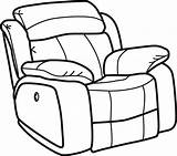 Drawing Recliner Chair Clipart Armchair Furniture Flexsteel Getdrawings Paintingvalley Transparent Drawings Webstockreview sketch template