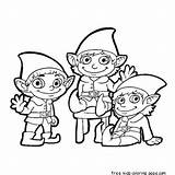 Elf Coloring Christmas Pages Clip Printable Print Clipart Outline Elves Shelf Waves Children Pagesfree Kids Three Wikiclipart Clipartmag Clipground sketch template