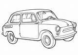 Car Coloring Zaz Pages Drawings Printable Large sketch template
