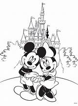 Disney Coloring Pages Printable Sheets Mickey Mouse Castle Scholastic Princess Online sketch template