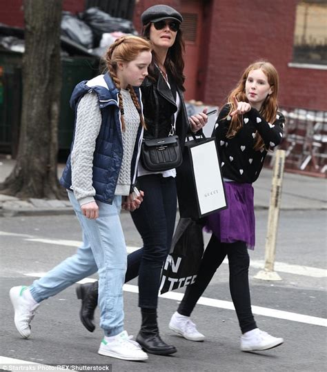 Brooke Shields Steps Out In New York With Daughters Rowan