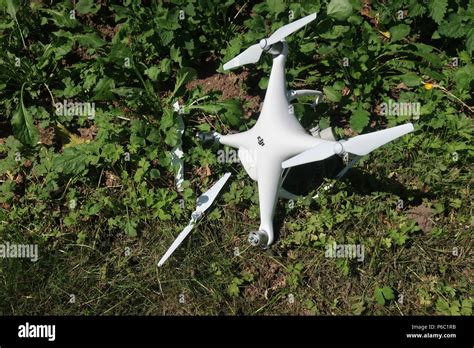 crashed drone stock photo alamy