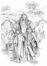 Coloring Pippin Hobbit Nachocastro Gandalf Seigneur Anneaux Tolkien Lotr Kleurplaten Dessus Résultat Kleurboeken Heer Personages Pisarev Shire Visiter sketch template