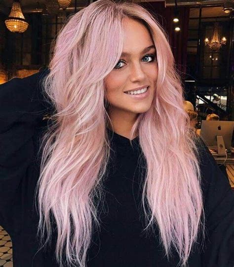Pin By Maria Kunoiti Zhuravel On Coiffures Pink Blonde Hair Light