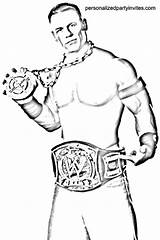 Coloring Pages Wwe Cena John Printable Randy Orton Wrestling Color Wrestlers Wrestler Kids Birthday Roman Reigns Sheets Print Super Colouring sketch template