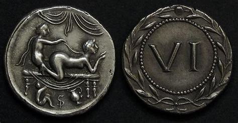 neķītras senās romas monētas spoki