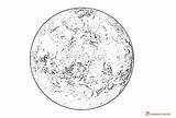 Coloring Pages Venus Planet Planets Printable Color Getdrawings Getcolorings Pag sketch template