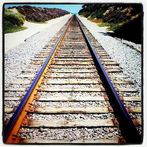 rails rails railroad tracks railroad