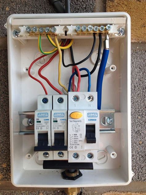 dual rcd consumer unit wiring diagram