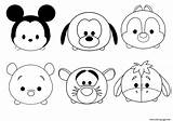 Tsum Coloring Disney Cute Kawaii Ius Tech Pages sketch template