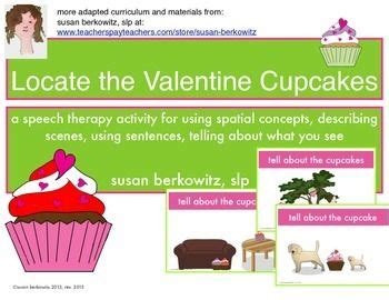 prepositions valentine activity  speech therapy  special