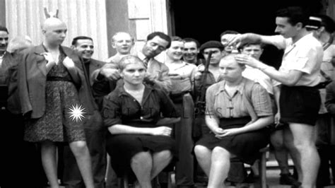 barber shaves heads of french female nazi collaborators in menton fran history the good