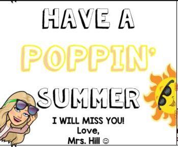 poppin summer gift tags editable  skylar hill tpt