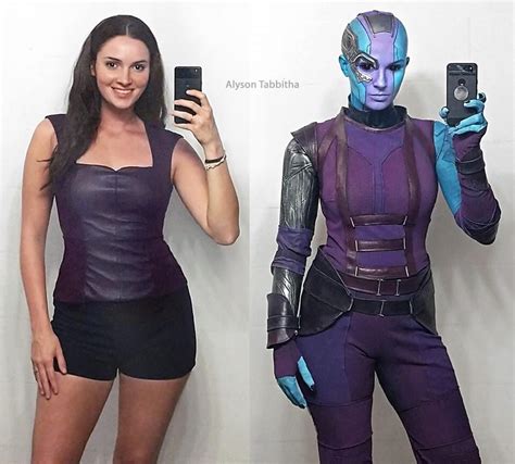 Before And After Nebula Cosplay By Alyson Tabbitha Cosplay Outfits