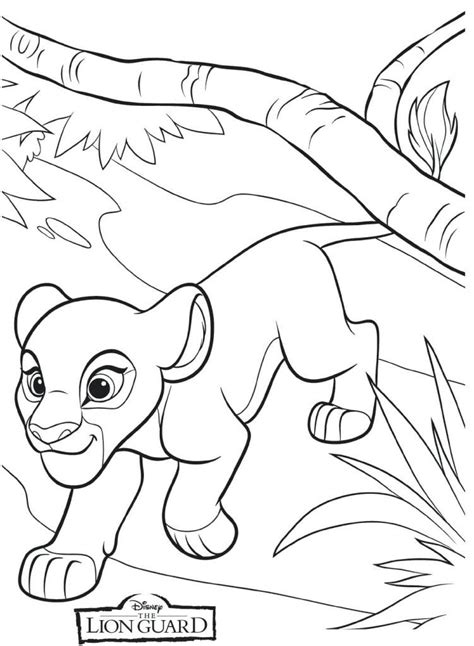 lion guard coloring pages haylieaxallison