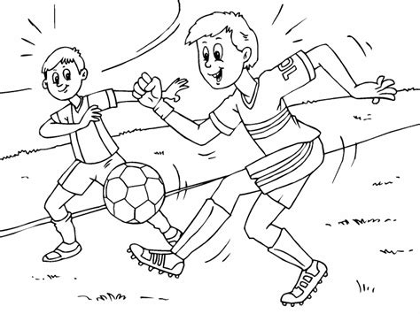 soccer football coloring page coloring pages