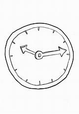Tijd Colorare Disegni Ausmalbilder Educima Reloj Malvorlage Relojes sketch template