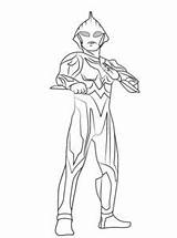 Ultraman Mewarnai Gambar Ginga Drawingtutorials101 Tiga Geed Kartun Sketch Ribut Taro Kamen Buku sketch template
