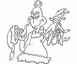 Cindy Lou Coloring Pages Who Grinch Getcolorings Printable Color Stole Christmas sketch template