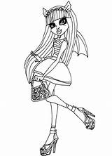 Rochelle Goyle Coloring Monster High Pages Categories sketch template